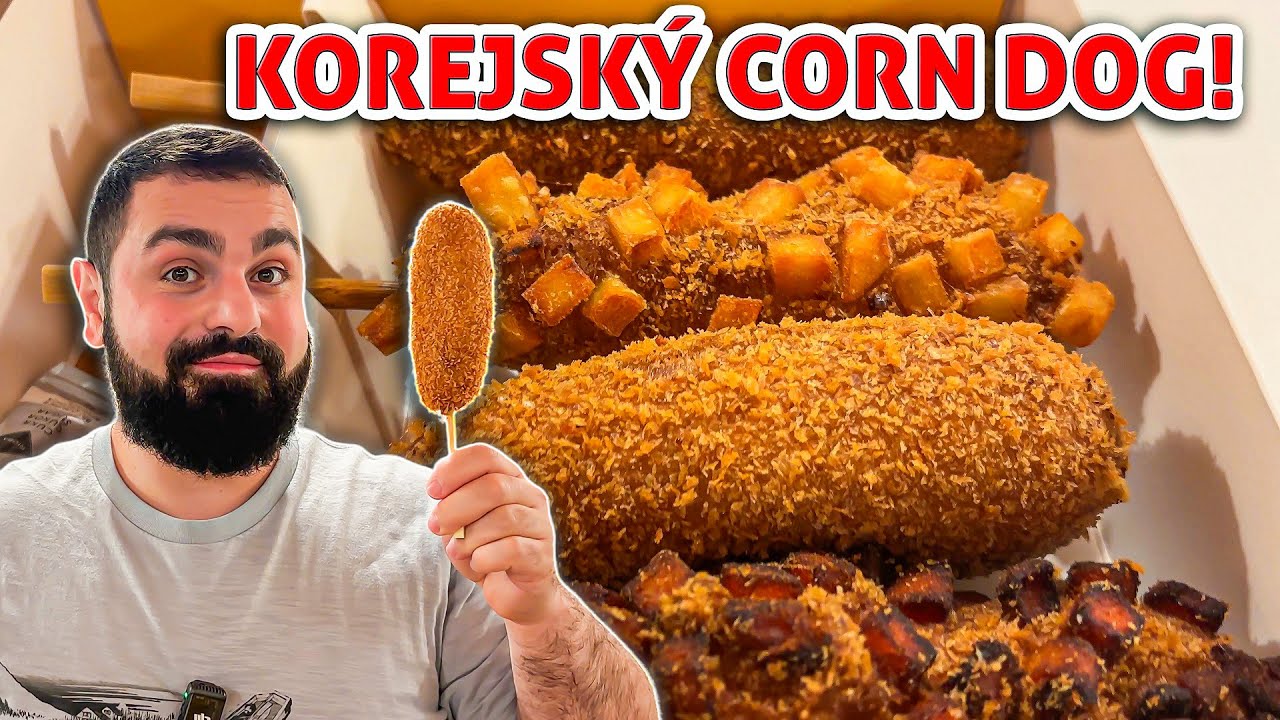 KOREJSKÝ CORN DOG - Neskutečně KŘUPAVÁ věc, kterou si zamilujete!
