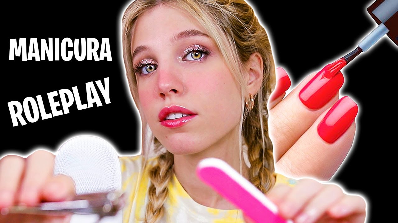 ASMR TE HAGO LAS UÑAS 💅🏻 ROLEPLAY EN ESPAÑOL (Sesión de manicura relajante)