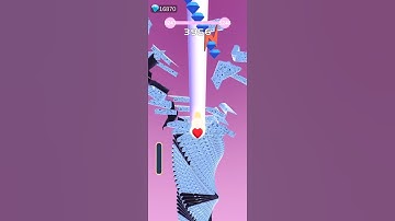 Crazy Design In Stackball 3D Gameplay #shorts #gaming #trending #stackball #games