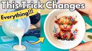 The UV Resin Trick for Perfect Eco-Resin Transfers 🐮