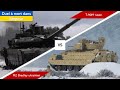 Duel  mort en ukraine  char t90m russe contre blind m2 bradley ukrainien