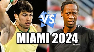Carlos Alcaraz vs Gael Monfils MIAMI 2024 Prediction