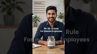 50-30-20 Rule Explained 💰 Best Budget Rule for Salaried Indians? #india #indian #savings