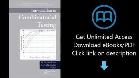 Download Introduction to Combinatorial Testing (Chapman & Hall/CRC Innovations in Software E [P.D.F]