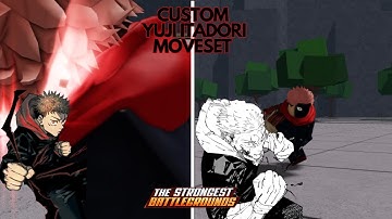 Yuji Itadori Custom Moveset (Shinjuku Showdown) | The Strongest Battlegrounds