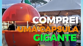 COMPREI uma CAPSULA GIGANTE ! KIOSK ball LARANJA mecanica | EMPREENDEDORISMO Grana !!!