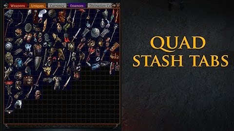 Path of Exile: Quad Tab