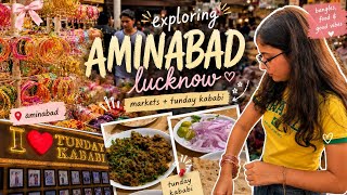 Exploring the Hidden Gems of Aminabad, Lucknow 🛍️ | Food, Shopping & More