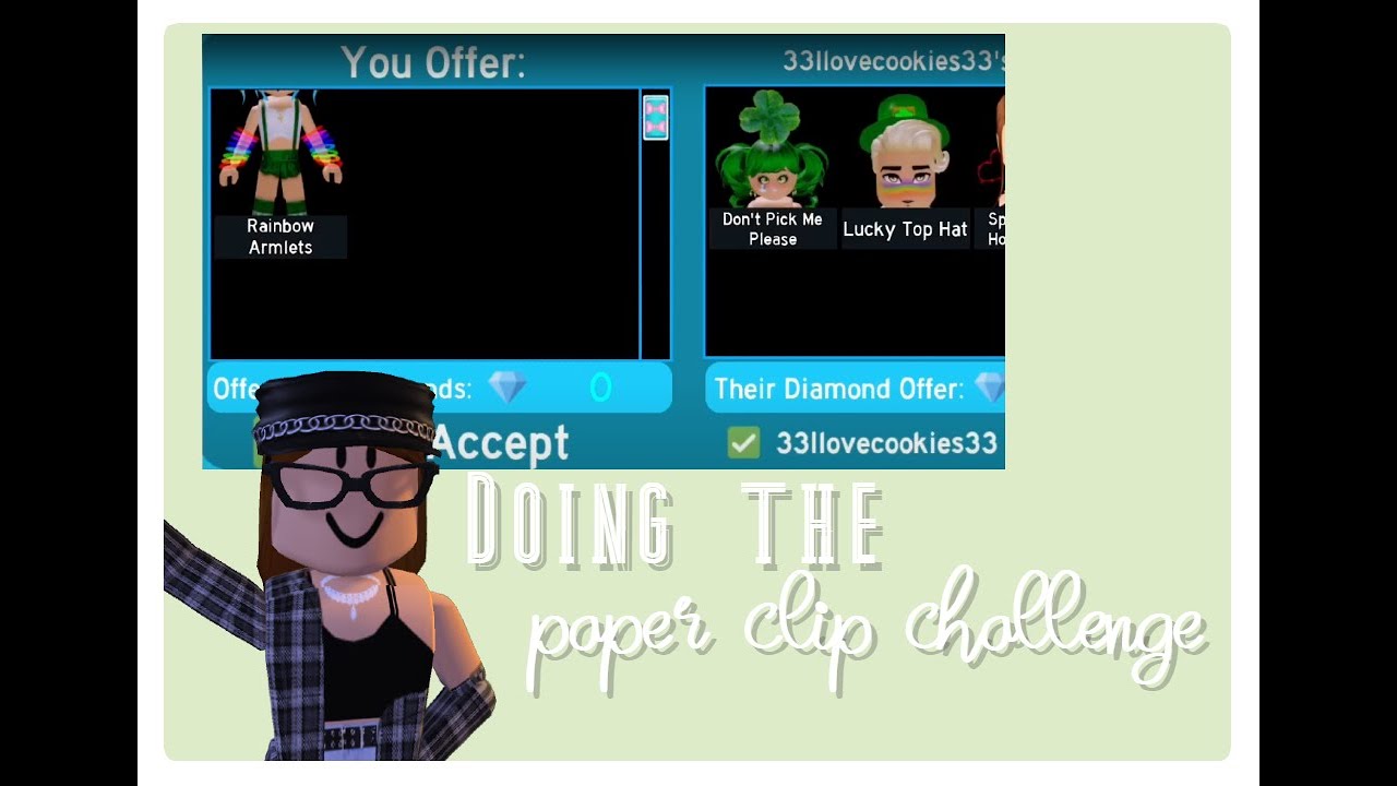 RH Paper Clip Challenge lxckani YouTube