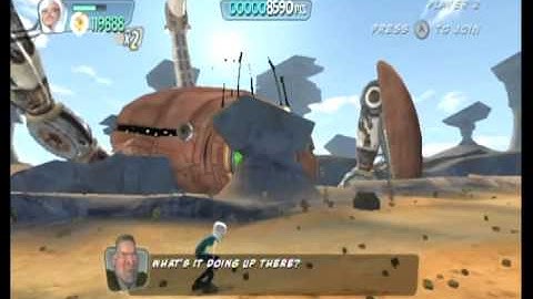 Monsters vs. Aliens Movie Game Walkthrough Part 16 (Wii)