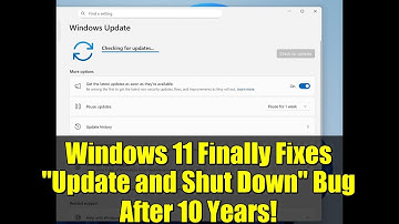Windows 11 Finally Fixes "Update and Shut Down" Bug After 10 Years!