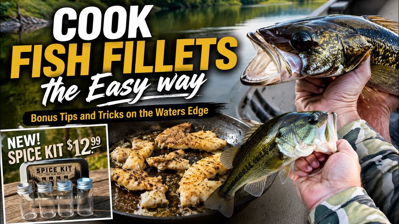 Cook Fish Fillets the Easy Way | Bonus Tips and Tricks on the Water’s Edge
