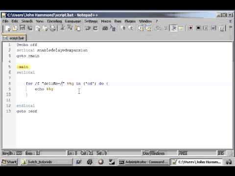 Batch 40 For Command Output