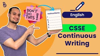 How to Pass CSSE Continuous Writing (11 Plus Essex Exam)
