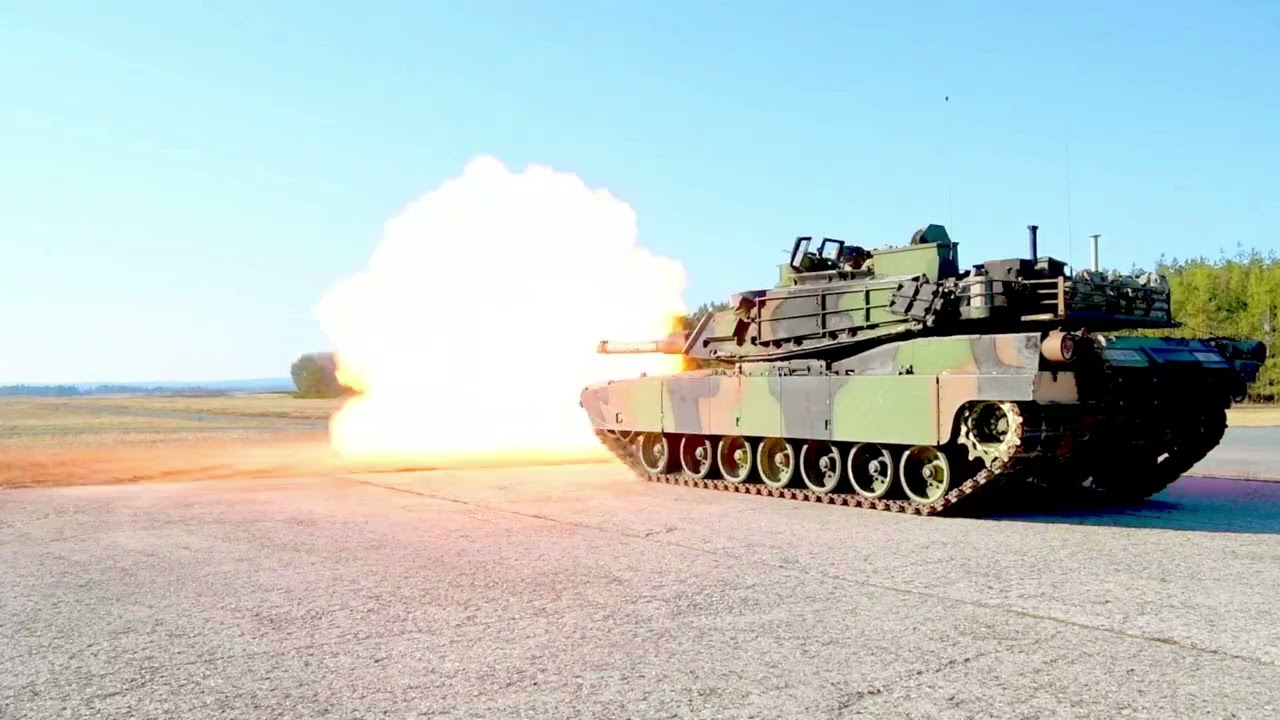 U.S. Army Tanks Deployed to Europe Conduct Live Fire Exercise in Germany