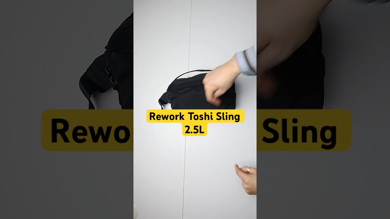 Rewrok Toshi Sling 2.5L (unpack with me) - YouTube