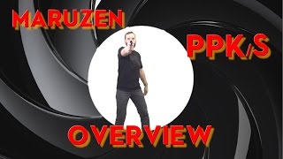 Airsoft - IMPULSE - Maruzen PPK/S black metal movie prop overview [ENG sub]