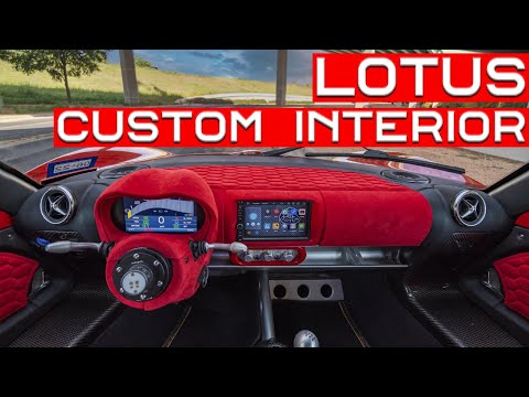 Custom Interior in the Lotus Elise