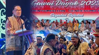 Ucapan Penuh PM Anwar Ibrahim Di Majlis Perayaan Gawai Dayak 2023, BCCK, Kuching, Sarawak