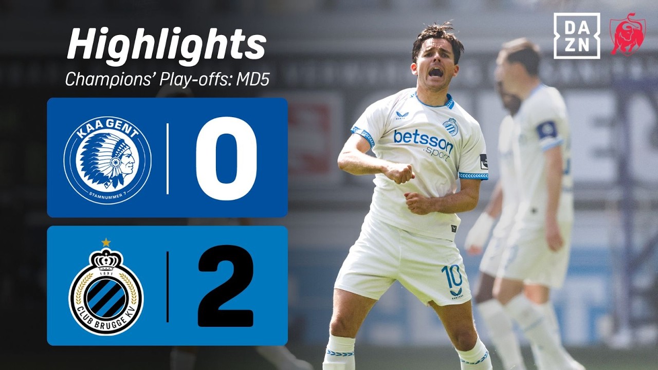 Club Brugge wint de Slag om Vlaanderen! 🔵⚫️ | KAA Gent - Club Brugge