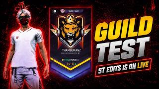🔥GUILD TEST LIVE GUYZZ 🔥 ADICH KERI VAAAA GUYZZZZZ🔥#freefire #garenafreefire #AKSHAYAKZ #STEDITZ
