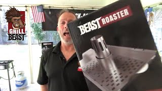 Grill Beast Beer Can Chicken Roaster Kit | Food-Grade Stainless Steel Tray, Cone, and Flavoring Cup
