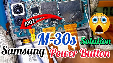 Samsung M30s Power Key Not Work Solution