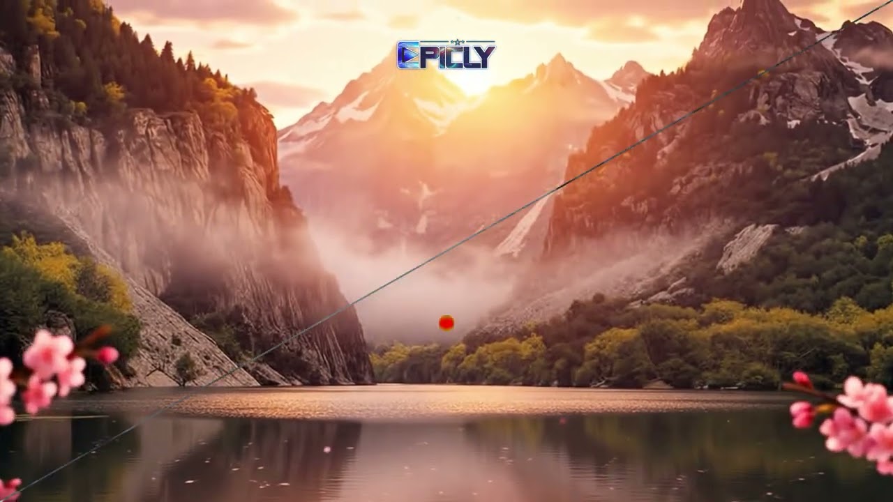 Cinematic Mountain Lake – Peaceful Nature Video with Relaxing Ambience