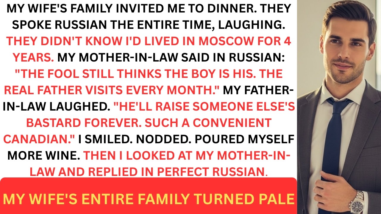 I Understood Every Word at Dinner — And It Exposed My Wife’s Shocking Secret