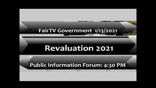 Revaluation Public Information Session 1-13-2021