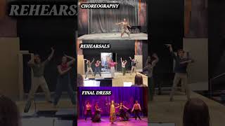Merrily We Roll Along Choreo Timeline (start to finish!)  #college #musicaltheatre #choreographer