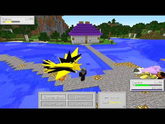 TUDO QUE EU DESENHO DE POKEMON LENDÁRIO APARECE NO MINECRAFT! ‹‹ P3DRU ›› 