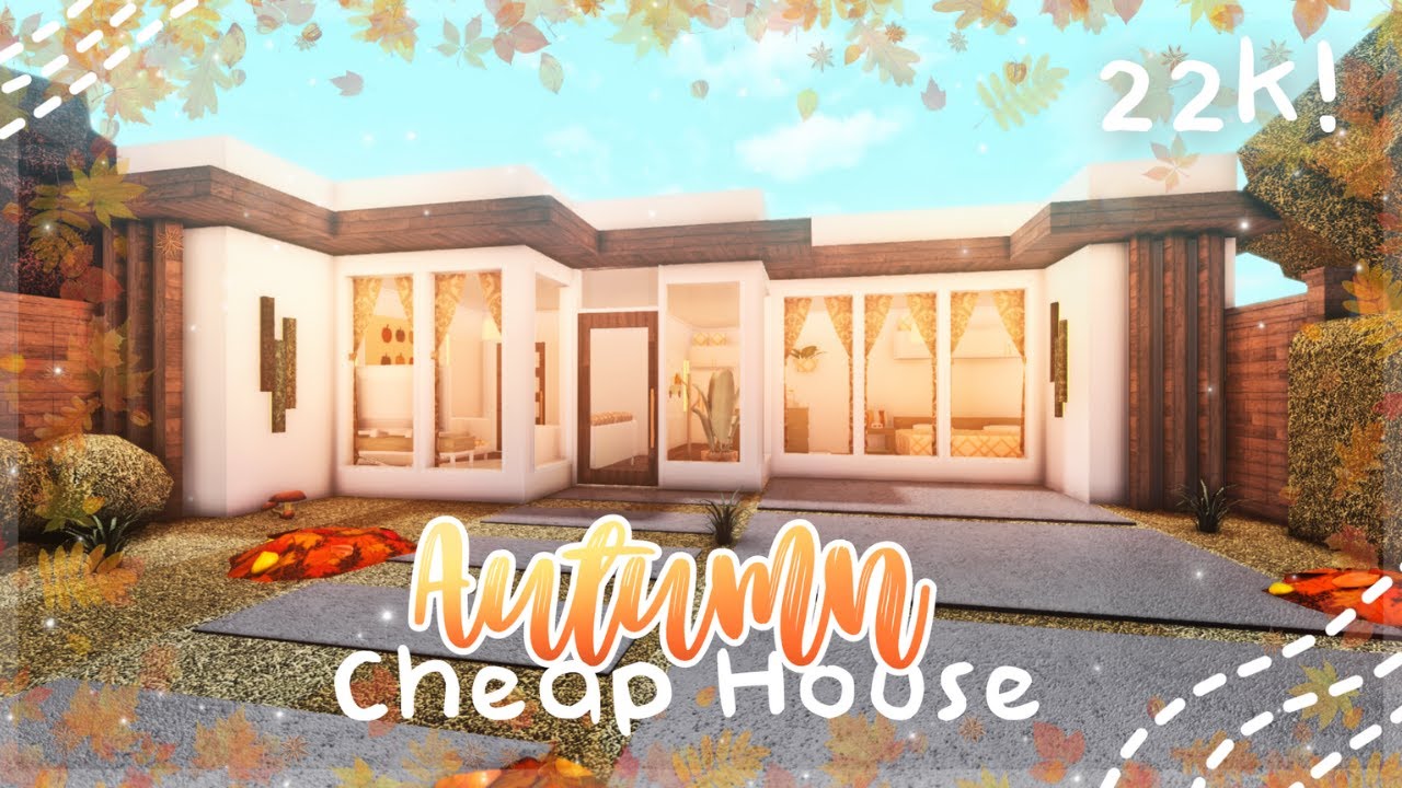 Roblox Bloxburg - No Gamepass Autumn Modern Starter House - Minami Oroi ...