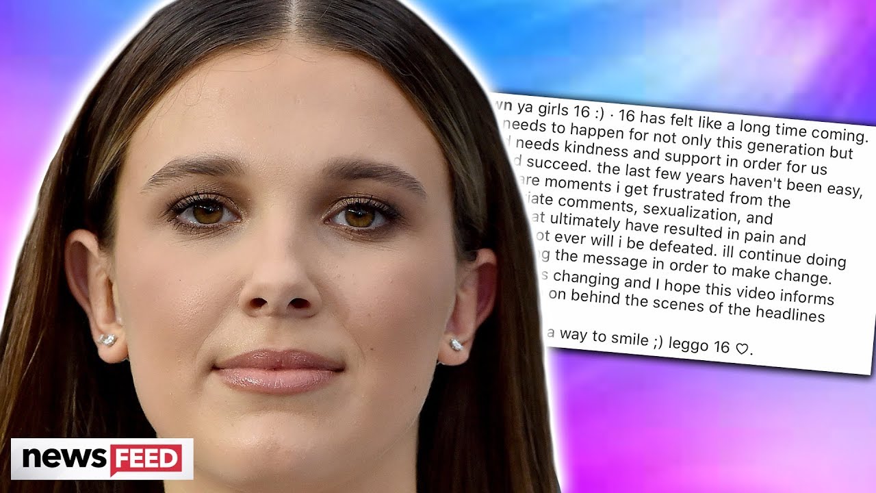 Millie Bobby Brown: 'Stranger Things' star on being sexualized