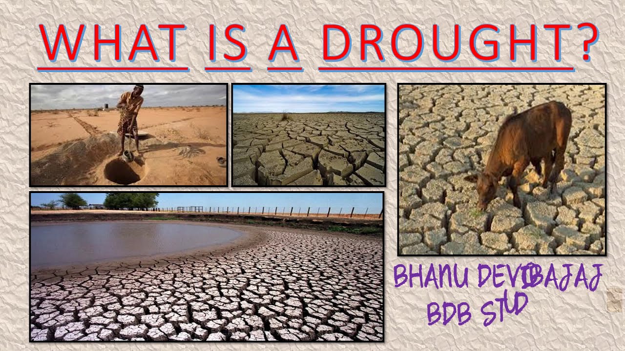 technical presentation of drought