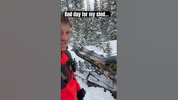 Bad day for my sled… 🤦‍♂️😢#snowmobile #skidoo #polaris #turbo #fail