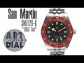 San Martin watch review SN0128-G Red/Burgundy BB58 Snowflake Homage - Art of the Dial