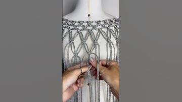 Vídeo aula completa em breve para membros do canal aqui no YouTube 🤩 #macrame #tutorial #new