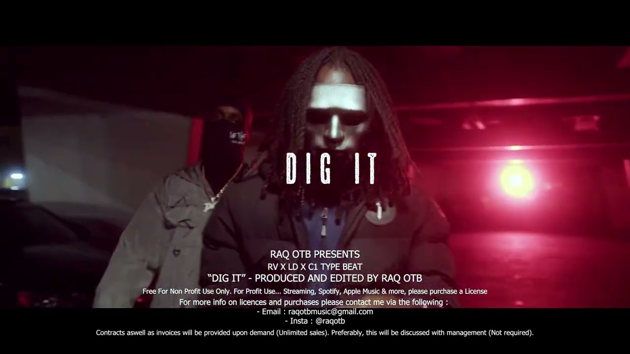 RV X Headie One X LD X C1 X dopesmoke Evil Dark UK/NY Drill Type Beat: "DIG IT" - Raq OTB