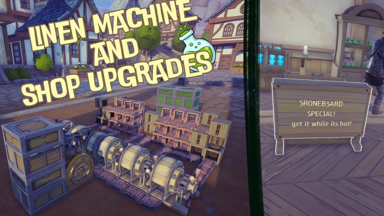 Efficient Linen Machine + Shop Upgrades | Alchemy Factory Day 3