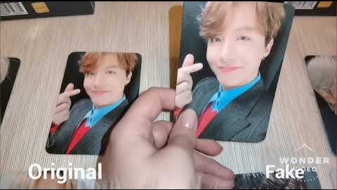 FAKE VS REAL ARMY BOMB BTS Map of the soul special edition