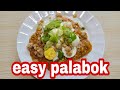 HOW TO COOK EASY PALABOK(mama sita's)