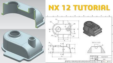 NX 12 Tutorial #34 | 3D Model Basic Beginers