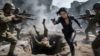 2026動作電影！戰友掉進日軍陷阱命懸一線，性感女特工孤身殺穿日軍包圍，拯救戰友！