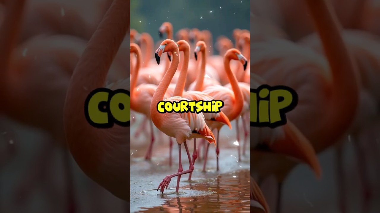 Flamingos Don’t Sing. They Dance for Love. 