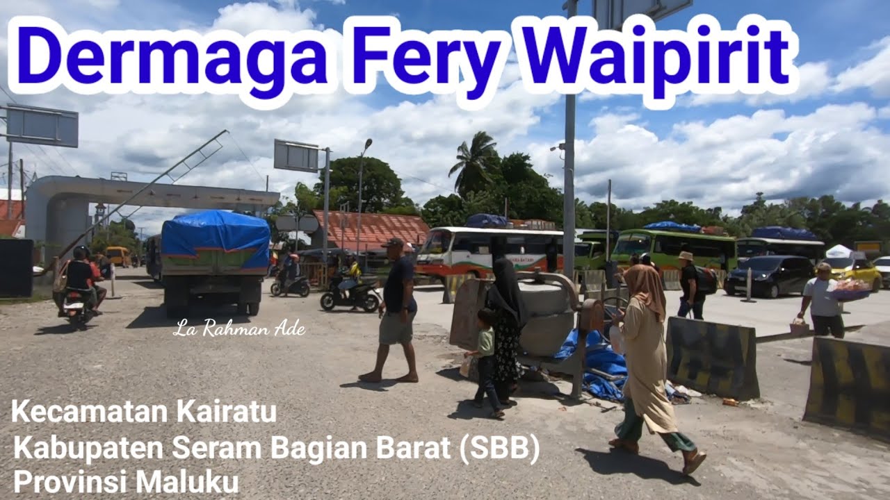 Suasana Perjalanan di Desa Kairatu kab. Seram Bagian Barat(SBB). Maluku