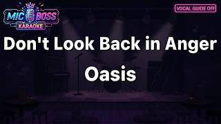 [Guide OFF] Don't Look Back in Anger –Oasis (Karaoke Version)