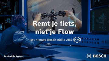 Het nieuwe Bosch eBike ABS - Remt je fiets, niet je Flow