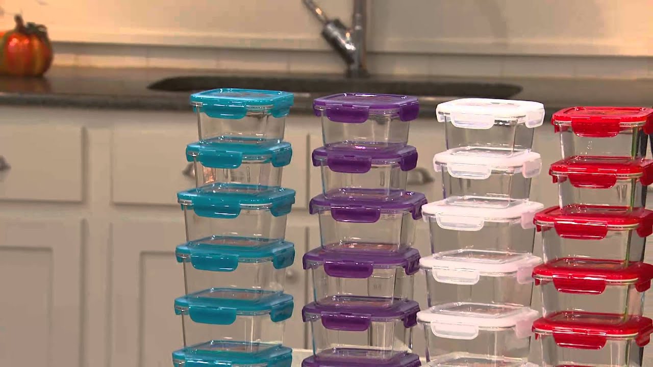 Lock & Lock 6piece Tritan Storage Set with Color Lids with Alberti