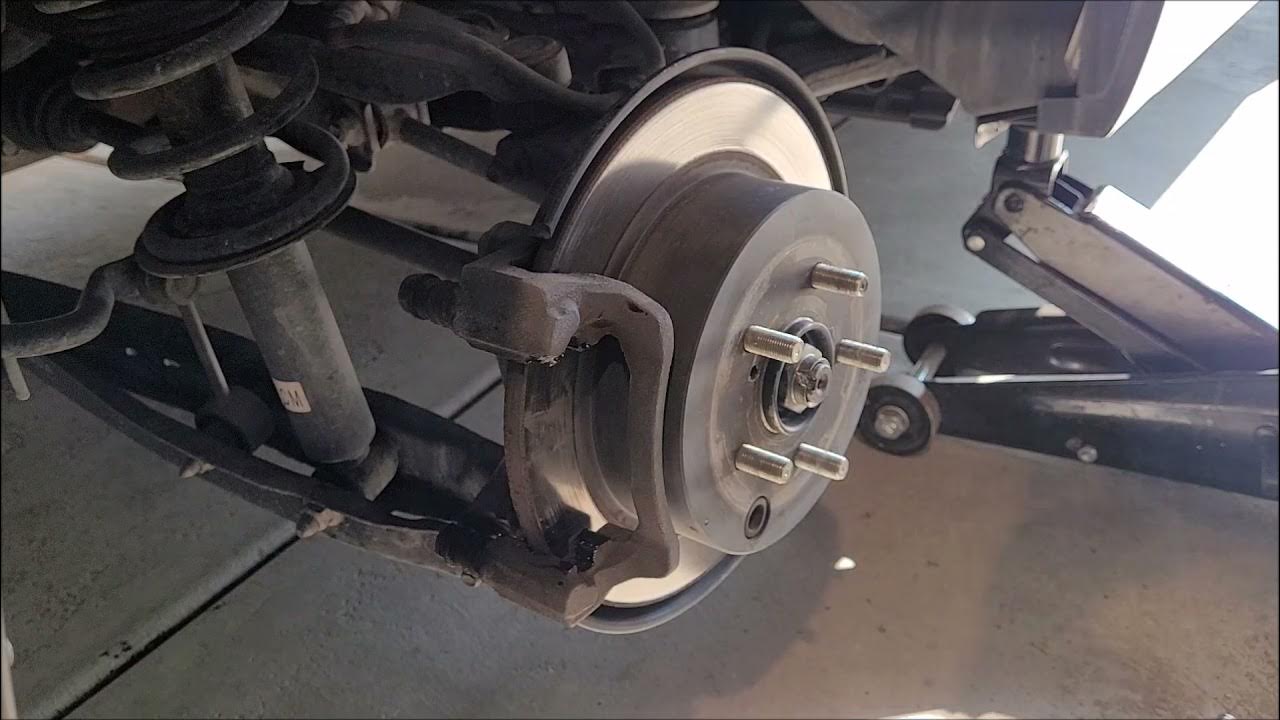 2017 Subaru Crosstrek Rear Brake Pad Replacement YouTube